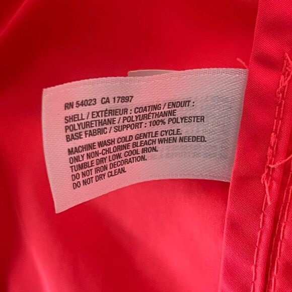 Neon coral Gap fit wind blocker jacket size xs - Picture 9 of 11
